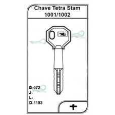 Chave Tetra Stam N 3 G 672 - 1193  PACOTE COM 5 UNIDADES
