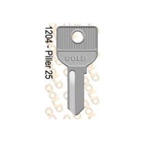 CHAVE YALE PILLER CAD. 25MM G1204 (10U)