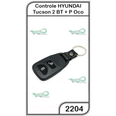 Controle Hyundai Tucson  2 Botões Oco - 2204