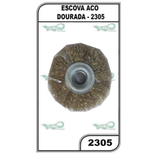 ESCOVA ACO DOURADA - 2305