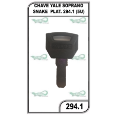 CHAVE YALE SOPRANO SNAKE  PLAT. 294.1 (5U)