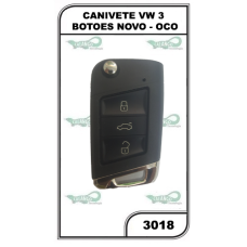 CANIVETE VW  3 BOTOES NOVO - OCO - 3018