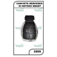 CANIVETE MERCEDES 03 BOTOES SMART