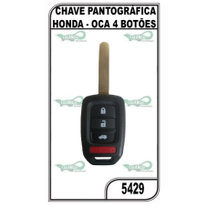 CHAVE AUTO HONDA 3BT+HOLD PANT OCA - 5429