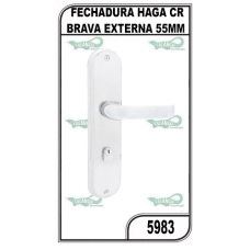 FECH. HAGA BRAVA EXTERNA 55MM CROMADA - 5983