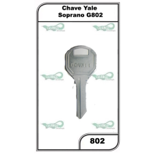 Chave Yale Soprano G 802 -PACOTE COM 10 UNIDADES  