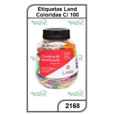 Etiquetas Coloridas Land Pote C/ 100 - 2168