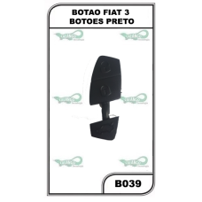 BOTAO FIAT 3 BOTOES PRETO - B039