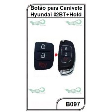 Botão para Canivete Hyundai 2 Botões + Hold - B097