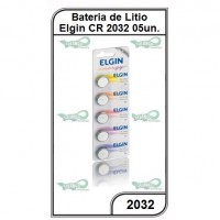 Bateria Litio CR 2032 5 unidades - 2032
