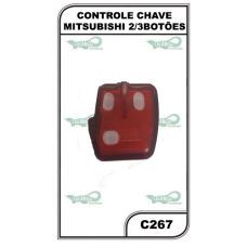 CONTROLE CHAVE MITSUBISHI 2/3BOTÕES- C267