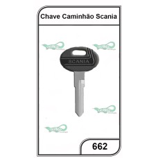 Chave Caminhão PVC Scania G 662 - 662PVC -PACOTE COM 5 UNIDADES