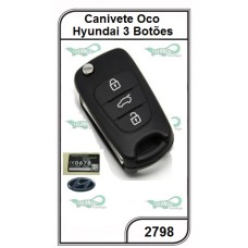 CANIVETE HYUNDAI I30/IX35 3 BOTOES OCO - 2798