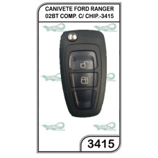 CANIVETE FORD RANGER 02BT COMP. C/ CHIP.-3415