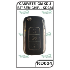 CANIVETE  GM KD 3 BT/ SEM CHIP. - KD024