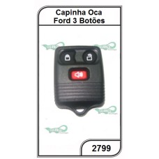 Capinha Oca Ford 3 Botões - 2799