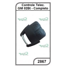 Controle Telecomando Completo GM Agile 2 Botões Cadeado - 2867