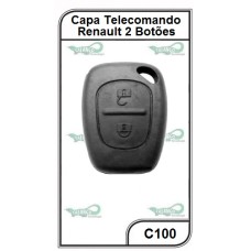 Capa Telecomando Renault 2 Botões - C100