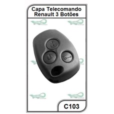 Capa Telecomando Renault 3 Botões - C103