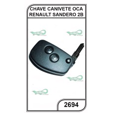 Canivete Oco Renault Sandero 2 Botões - 2694