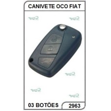 Canivete Oco Fiat Punto/Linea/Stilo 3 Botões - 2963