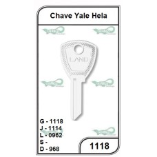 Chave Yale Hela G 1118- PACOTE COM 10 UNIDADES  