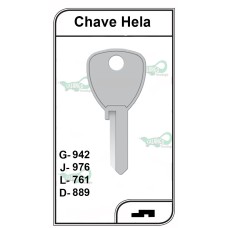 Chave Yale Hela G 942 - PACOTE COM 10 UNIDADES  