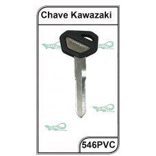Chave Moto PVC Kawasaki G 546 - 546PVC -  PACOTE COM 5 UNIDADES