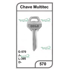 Chave Yale Multitec G 570 -PACOTE COM 10 UNIDADES  