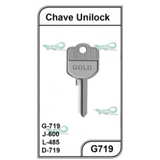 Chave Yale Unilock G 719 -PACOTE COM 10 UNIDADES  