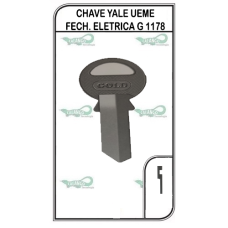 CHAVE YALE UEME FECH. ELETRICA G 1178 -PACOTE COM 10 UNIDADES  