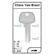 Chave Yale Brasil G 18 -PACOTE COM 10 UNIDADES 