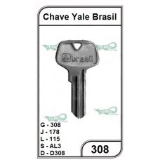 CHAVE YALE BRASIL G308 
