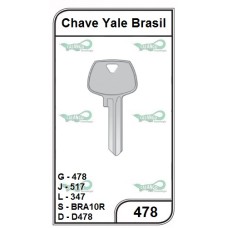 Chave Yale Brasil G 478