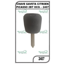 CHAVE GAVETA CITROEN PICASSO 2BT OCO. - 2407