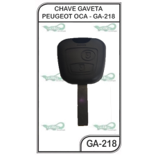 CHAVE GAVETA PEUGEOT   OCA - GA-218