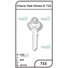 CHAVE YALE GLOBE G733 (10U)