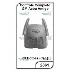 Controle Telecomando GM Astra Antigo 3 Botões Completo Carrinho - 2861