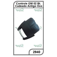 Controle GM 02 Botões Cadeado Modelo Antigo Oco - 2940