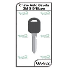 CHAVE GAVETA GM S10/BLAZER - GA552