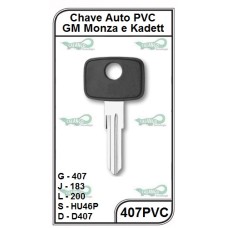 Chave Auto PVC GM Kadett/Monza G 407 - 407PVC - PACOTE COM 5 UNIDADES