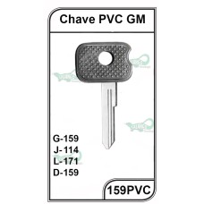 Chave Auto PVC GM Chevette G 159 - 159PVC - PACOTE COM 5 UNIDADES