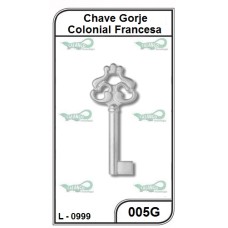 Chave Gorje Colonial Francesa - 005G - PACOTE COM 5 UNIDADES