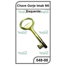 Chave Gorje Imab Nº 06 Esquerda - 048-08 -  PACOTE COM 5 UNIDADES