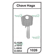 Chave Yale Haga G 1026 - PACOTE COM 10 UNIDADES 