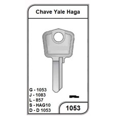 Chave Yale Haga G 1053 - PACOTE COM 10 UNIDADES 