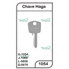 Chave Yale Haga G 1054 - PACOTE COM 10 UNIDADES 