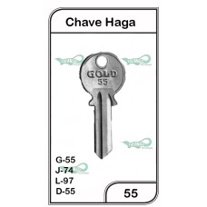 Chave Yale Haga G 55 - PACOTE COM 10 UNIDADES 