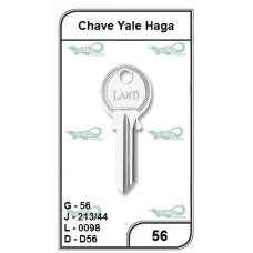 Chave Yale Haga G 56 - PACOTE COM 10 UNIDADES 