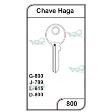 Chave Yale Haga G 800 - PACOTE COM 10 UNIDADES 